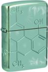 Zippo Brichetă Zippo 46313 Cannabis Chemical Compound Deep Carved (46313) - ceasuri-pro Bricheta
