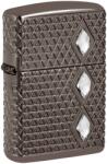 Zippo Brichetă Zippo 46316 Diamond Pattern Deep Carved Armor (46316) - ceasuri-pro Bricheta