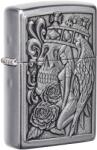 Zippo Brichetă Zippo 49442 Skull and Angel Emblem (49442) - ceasuri-pro Bricheta