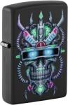 Zippo Brichetă Zippo 48516 Cyber Skull (48516) - ceasuri-pro Bricheta