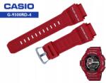 Casio G-9300RD-4 G-Shock óraszíj, piros, kaucsuk gumi, rozsdamentes acél csattal (10479568)