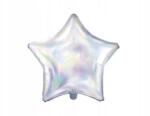 Party Deco Opalizáló fólia lufi, csillag alakú, 48cm