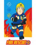 Carbotex Gyerek frottír törölköző Fireman Sam Tűzoltó Kezelés, kék 30x50cm (FS236002-R)