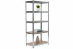 MAMUTEX Horganyzott fém állvány Mamutex Standard 160x80x40 cm - 5 polc, teherbírás 875 kg
