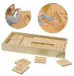 Masterkidz Szenzoros Játék, betűk, számok, formák, fa, Masterkidz (ME04031)