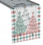 Eurofirany Ünnepi asztali futó, kockás minta, 33×183cm, karácsonyi (472540)