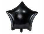 Party Deco Csillag fólia lufi, 48cm, fekete
