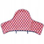 IKEA Antilop Etetőszék huzat, kék/piros, 100% poliészter (804.269.28)