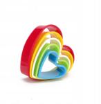 Decortrend Szív alakú mézeskalács kiszúró forma, 5 db-os készlet (SW01486)