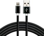 everActive USB-A apa - Lightning apa Adat- és töltőkábel 1m - Fekete (CBS-1IB)