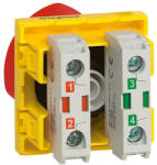 Legrand 76601 Program Mosaic vészleállító nyomó, 2m, 10A, kulcsos (76601)