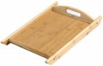 Pufo fogantyús tálalótálca, bambuszfából, 44 cm, barna (Pufo4154)