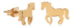 Troli Bájos aranyozott fülbevaló Ló