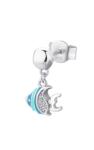 Rosato Bájos ezüst single fülbevaló Into The Blue RZIB22 - 1 db