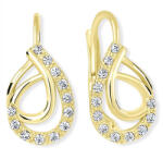 Soliter Brilio Gyengéd arany kristály fülbevaló 239 001 01065