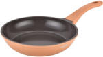  Öntött alumínium serpenyő kerámia bevonattal - 24 CM - ZG-ACS 09 terakotta