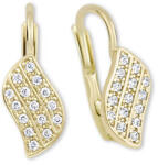 Soliter Brilio Csillogó sárga arany fülbevaló kristályokkal 239 001 00648