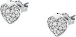 Morellato Acél szív fülbevaló kristályokkal Istanti SAVZ17