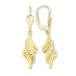 Soliter Brilio Silver Bájos lógó aranyozott fülbevaló 431 001 02263 0500000