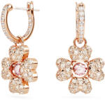 Swarovski Bronz fülbevaló 2 az 1-ben Négylevelű lóhere kristályokkal Idyllia 5674212