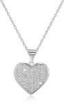 Beneto Ezüst nyaklánc szív AGS122 / 48 (lánc, medál)
