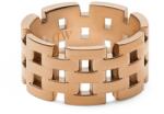 Daniel Wellington Divatos bronz acél gyűrű 5-Link DW0040097 50 mm