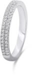Brilio Silver Csillogó ezüst gyűrű átlátszó cirkónium kővel RI059W 50 mm
