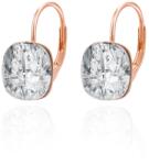 Beneto Stílusos bronz fülbevaló cirkónium kövekkel AGUC2670-ROSE