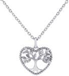 Silvego Ezüst nyaklánc medállal Életfa szívben Zethar JJJ0971N