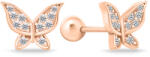 Brilio Silver Gyönyörű bronz fülbevaló Pillangó EA632R