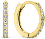 Brilio Silver Időtálló karika fülbevaló cirkónium kövekkel EA560Y