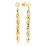 Soliter Brilio Stílusos arany fülbevaló 231 001 00466