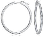 Silvego Ezüst karika fülbevalók egyedi kapoccsal Karin JJJ0107