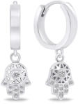 Brilio Silver Fashion ezüst karika fülbevaló Hamsa EA643W
