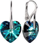 Levien Romantikus fülbevaló Szív Bermuda Blue