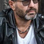 Lampglas Gyengéd nyaklánc Forest Power tiszta ezüsttel Lampglas gyöngyben NFM16