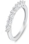 Brilio Silver Bájos ezüst gyűrű színtiszta cirkónium kövekkel RI063Wa 60 mm