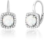 JVD Bájos ezüst fülbevaló szintetikus opálokkal SVLE0513SH2O100