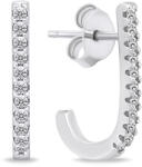 Brilio Silver Eredeti ezüst fülbevaló cirkónium kövekkel EA618W