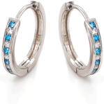 MOISS Ezüst karika fülbevaló színes cirkónium kövekkel E0000741