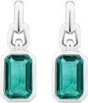 Preciosa Csillogó fülbevaló zöld cirkónium kővel Preciosa Atlantis 5354 94