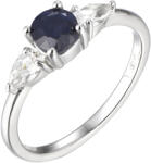 Brilio Silver Káprázatos ezüst gyűrű zafírral Precious Stone SE09089D 50 mm