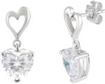 Preciosa Romantikus ezüst fülbevaló Clarity cirkónium kővel Preciosa 5387 00