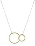MOISS Stílusos bicolor nyaklánc Karikák N0000289
