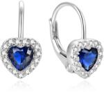 Beneto Gyengéd ezüst szív alakú fülbevaló AGUC2590DL