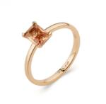 Rosato Minimalista aranyozott gyűrű narancssárga cirkónium kővel Allegra RZAL063 54 mm