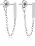 Troli Divatos acél fülbevaló láncokkal VAAXF266S