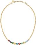 Morellato Játékos aranyozott nyaklánc színes cirkónium kövekkel Colori SAVY01
