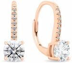 Brilio Silver Csillogó aranyozott fülbevaló átlátszó cirkónium kövekkel EA415R