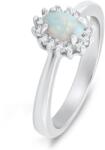 Brilio Silver Elegáns ezüst gyűrű opállal és cirkónium kövekkel RI106W 56 mm